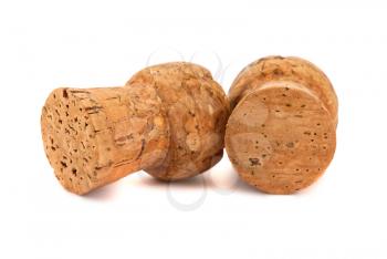 Royalty Free Photo of Two Cork Stoppers