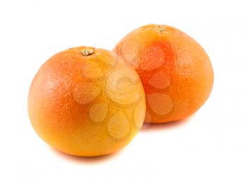 Royalty Free Photo of Two Ripe Grapefruits