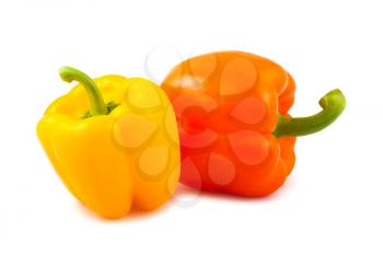 Royalty Free Photo of a Couple Colorful Bell Peppers