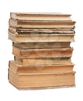 Royalty Free Photo of a Stack of Old Books
