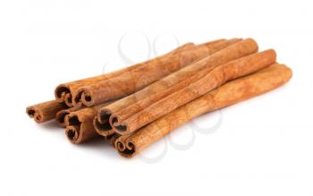 Royalty Free Photo of a Heap of Cinnamon Sticks