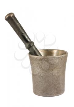 Royalty Free Photo of a Mortar and Pestle Tool