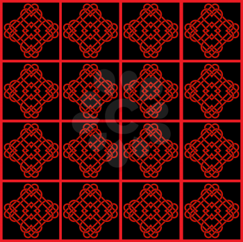 Royalty Free Clipart Image of a Celtic Knot Background