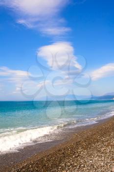 Royalty Free Photo of the Black Sea Beach
