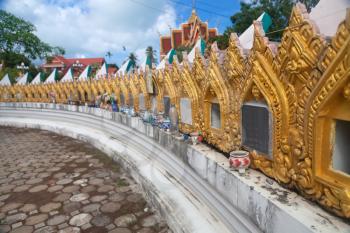 Columbarium in Wat Plai Laem - buddhist temple on Koh Samui, Thailand
