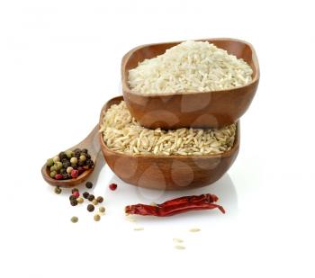 Royalty Free Photo of an Assortment of Rice