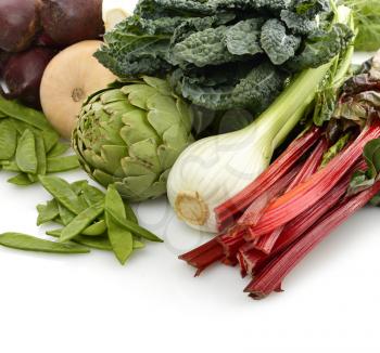 Assortment Of Raw Fresh Vegetables 