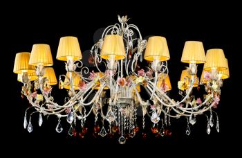 Crystal Chandelier, isolated