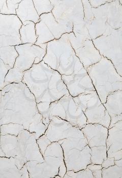 White cracked stucco