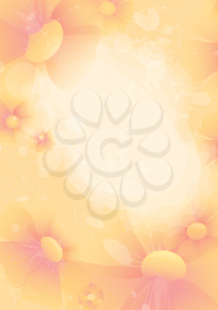 Abstract flower background.
EPS10. Contains transparent objects. Cropped using clipping mask.