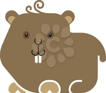 Hamster icon - stylized art zoo icons