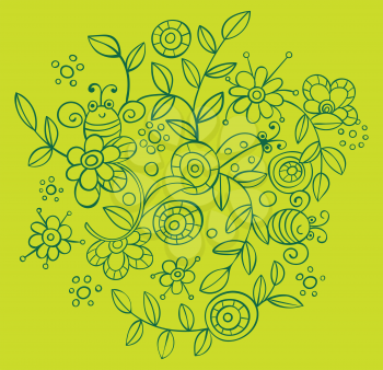 Spring ornament background