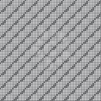 Seamless stylish geometric background. Modern abstract pattern. Flat monochrome design.Monochrome pattern with white dotted diagonal lines