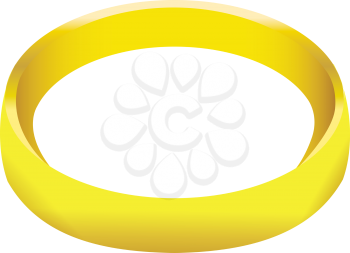 Royalty Free Clipart Image of a Wedding Band