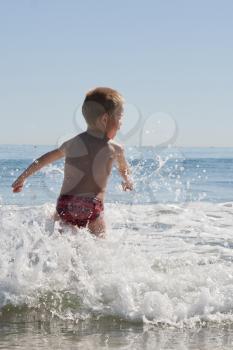 Young child on the beach