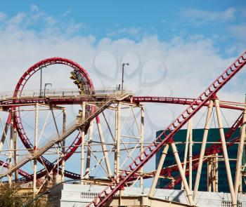 Royalty Free Photo of a Rollercoaster