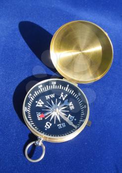 Royalty Free Photo of a Gold Compass