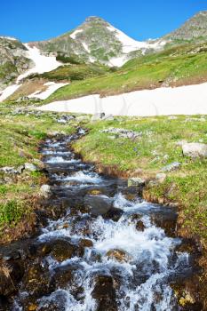 Royalty Free Photo of a Creek in the Mountains