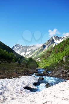 Royalty Free Photo of a Mountain River