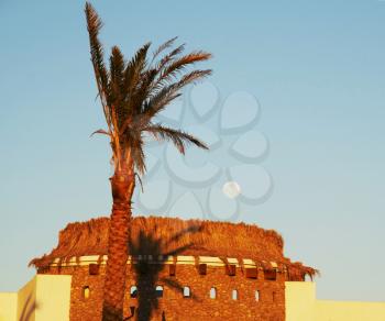 Royalty Free Photo of athe Moon in Egypt