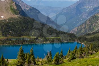 Royalty Free Photo of Hidden Lake in Glacier National Park, Montana