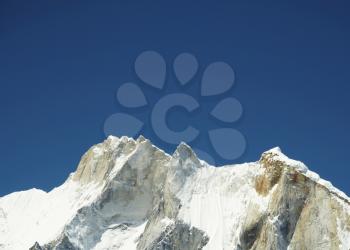 Royalty Free Photo of Mount Meru in the Himalayas