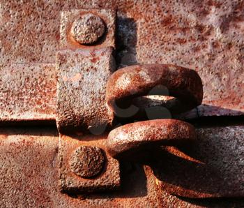 Royalty Free Photo of an Old Rusted Lock