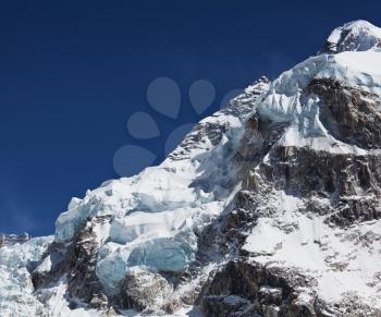 Royalty Free Photo of a Mountain Peak in the Himalayas