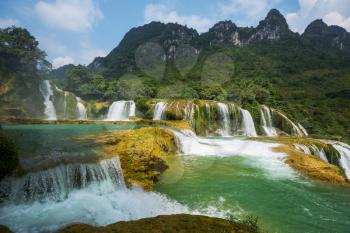 Ban Gioc - Detian waterfall in  Vietnam
