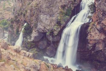 Kapuzbasi waterfall, Kayseri province, Turkey