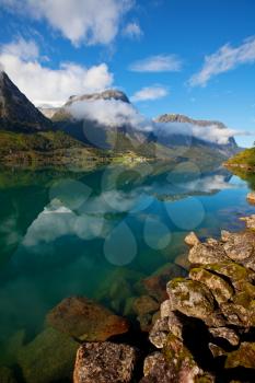 Beautiful natural mountains Landscapes of Norwey