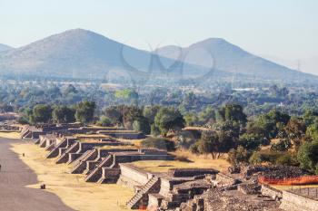 Pyramid of the Sun. Teotihuacan. Mexico.