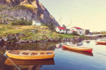 Fishing Boat in village, Norway