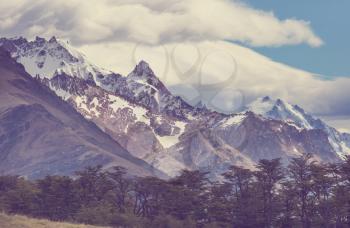 Patagonia landscapes in Southern Argentina