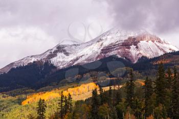Rocky mountains in Colorado