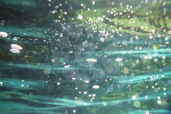 Mexican cenote underwater