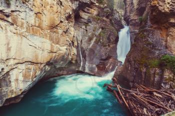 Johnston Canyon in Banff NP, Canada