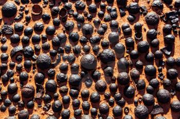 Stone balls texture