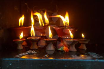 Candles at a temple