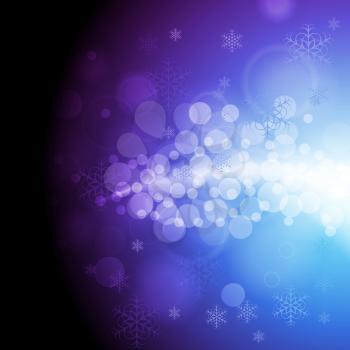 Royalty Free Clipart Image of a Snowflake Background