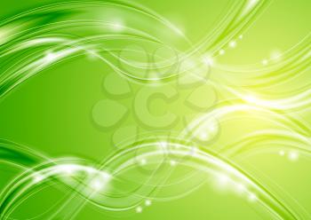 Abstract green spring background. Vector design eps 10