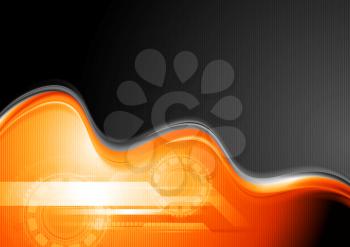 Abstract technology design with waves