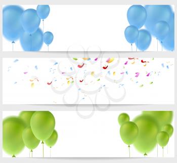 Abstract greeting banners. Vector design