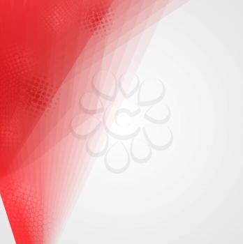 Abstract red and white background. Vector geometry design