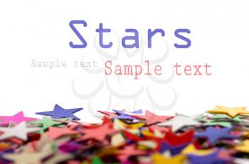 Royalty Free Photo of colourful Stars