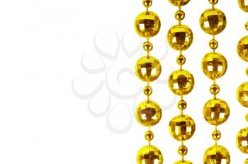 Royalty Free Photo of Strings of Gold Beads