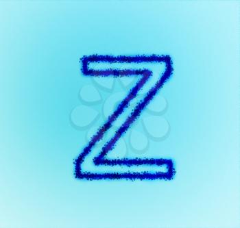 Gold star alphabet(letter Z)