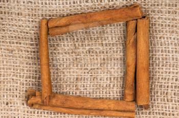 cinnamon sticks frame