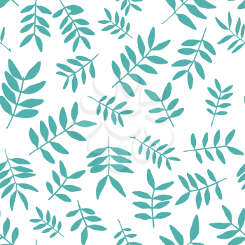 Background with branch silhouettes. Seamless pattern.