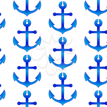 Royalty Free Clipart Image of an Anchor Background